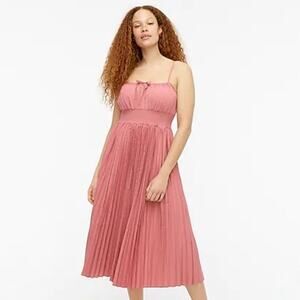 NWT J. Crew Pleated Midi Sundress Sz 10 